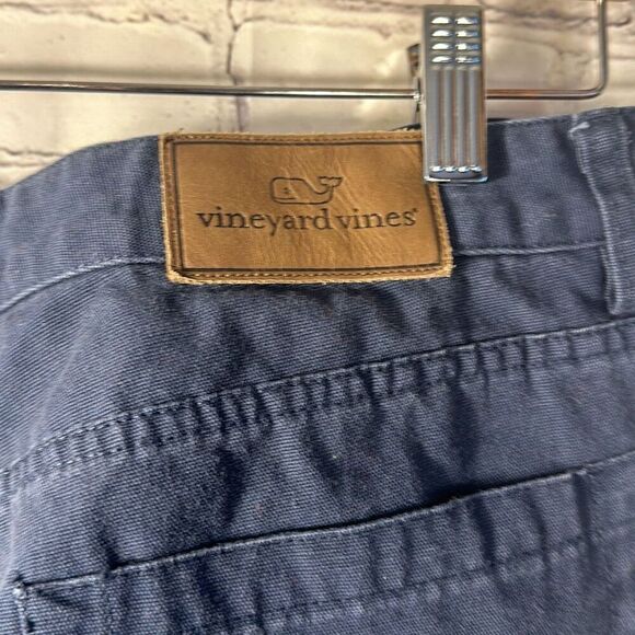 Mens Vineyard Vines 5 Pocket Blue Canvas Pant W32 L32 1P0053 - Picture 5 of 11